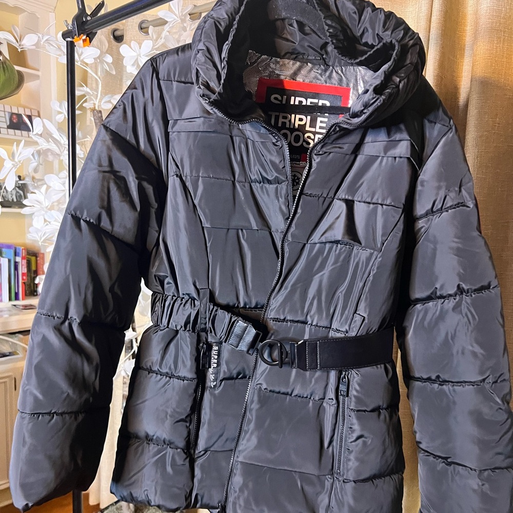 NEW SUPER TRIPLE GOOSE Belted Jacket